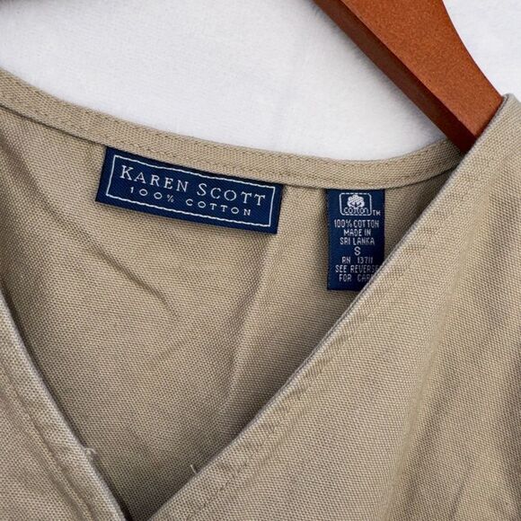 Vintage Karen Scott Plaid Womens Dress Size Small - Picture 4 of 13